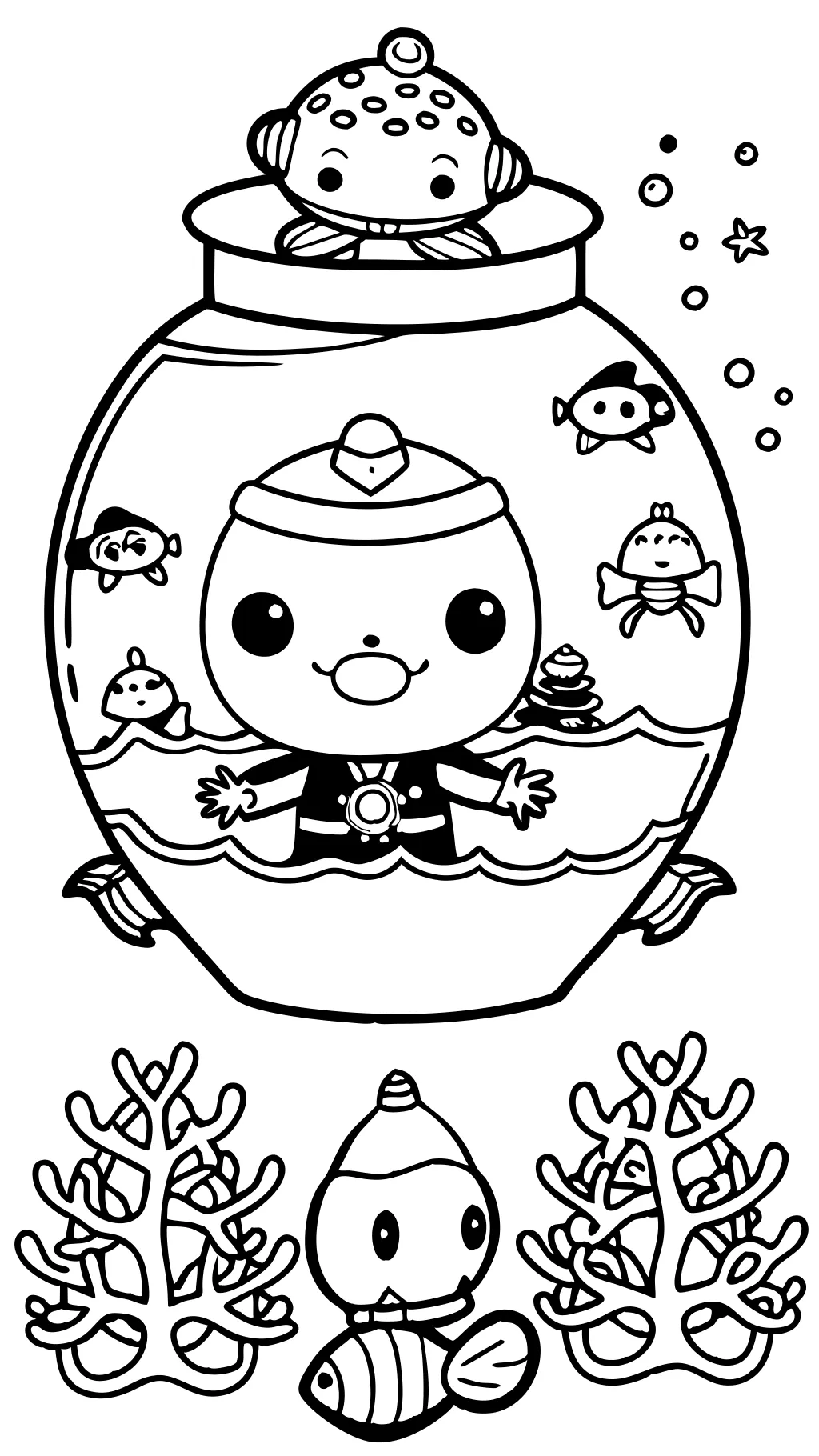 Page de couleur Octonauts